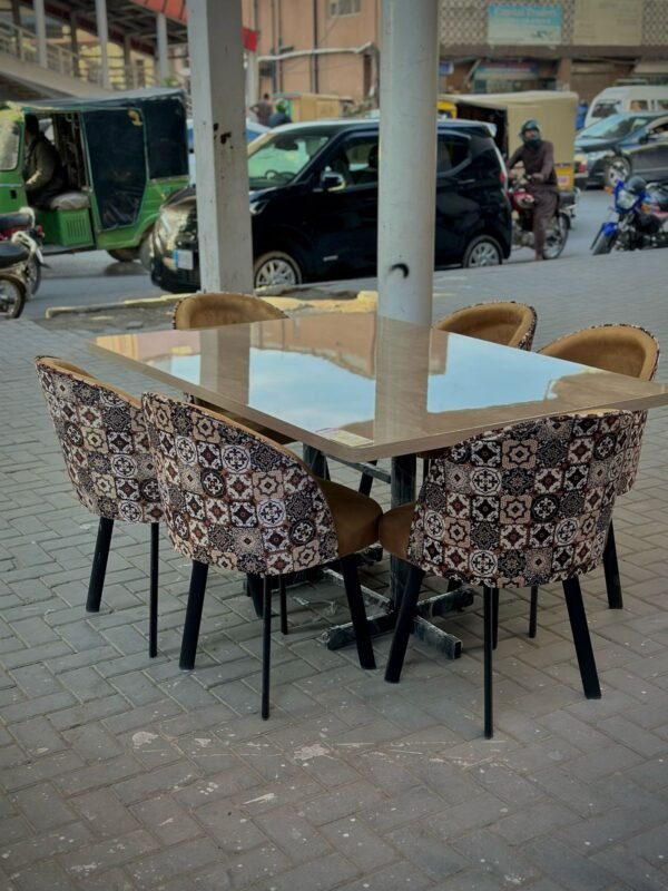 Dining six seater table