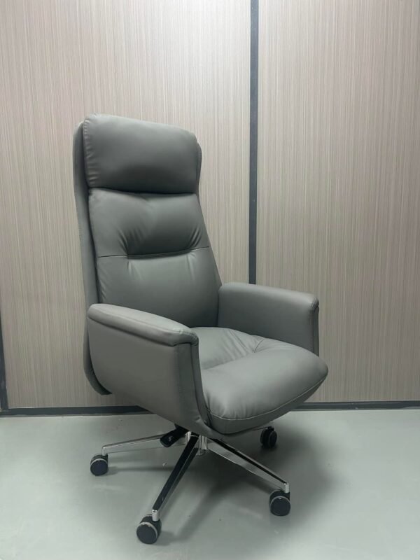 Premium Executive Leather Office Chair with Headrest